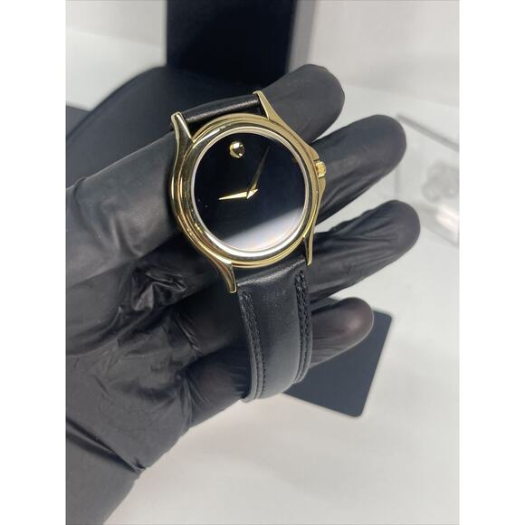 MOVADO Museum Quartz Black Dial Men\'s Watch Item #0690301 With Original Box main image 8